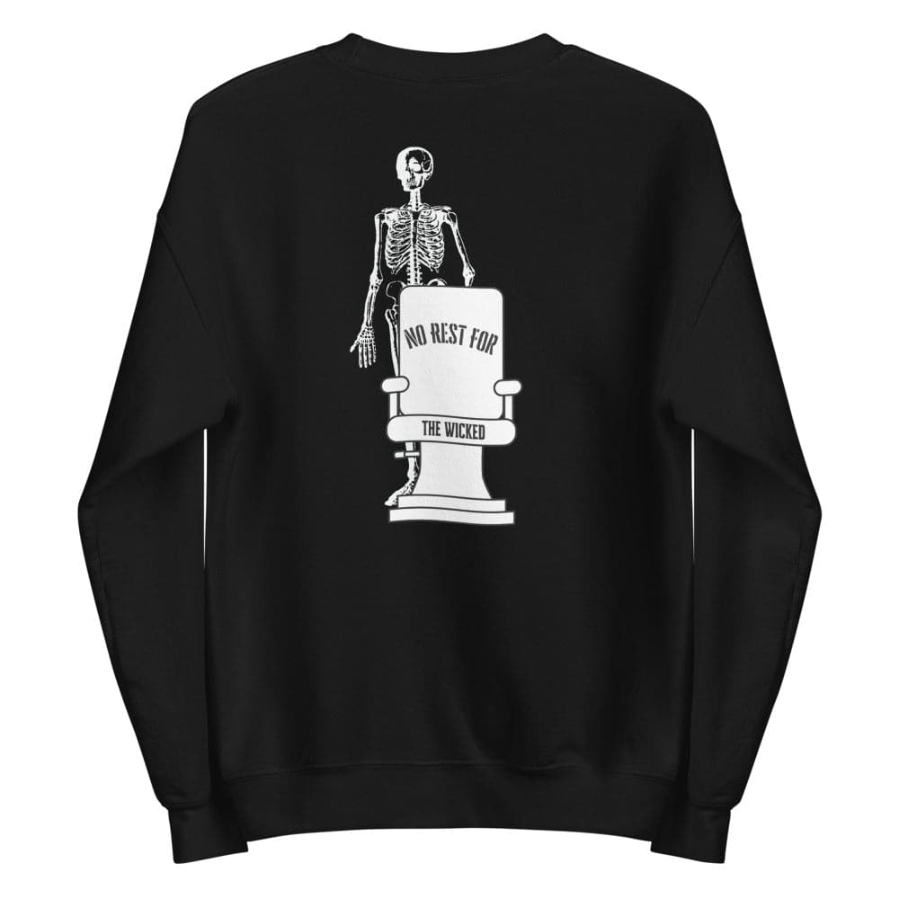 No Rest Crewneck Front & Back Sweatshirt